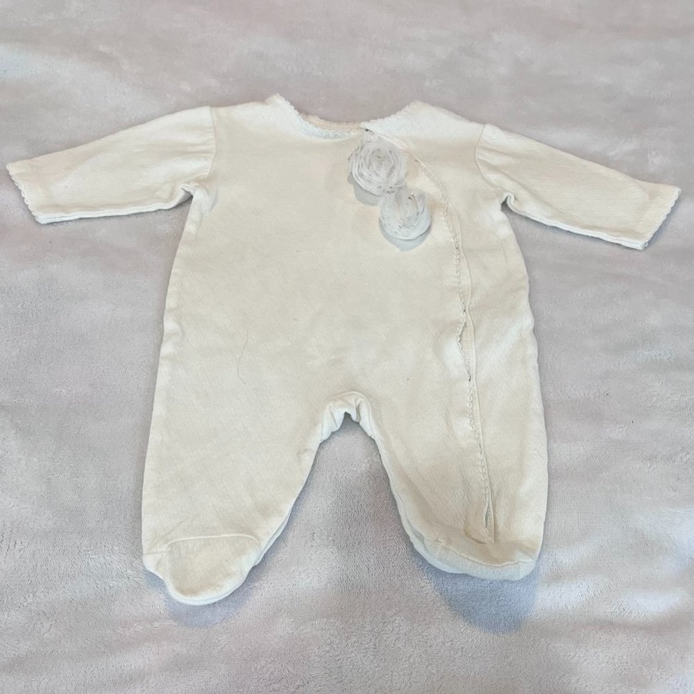 New Elegant Rene Rofe' Baby Footed Sleeper 3 - 6 Months